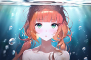 水中妮露.水中ニィロウ.Nilou in water