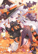 ハロウィン白猫ちゃん🎃🐾