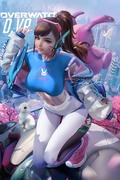 うさ耳 DVa Bunny dva 兔子dva