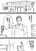 父と娘がコンビニで出会う話