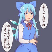 知識量が上がると成長するチルノちゃん