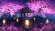 夜桜