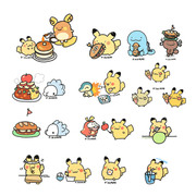 ゆるいポケモン_食べ物ネタ