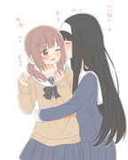 吸う百合