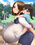 ママのおっぱい美味しいよ～♡/Mommy's tits tast