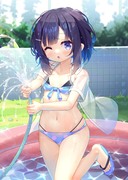 フユちゃんと一緒に水遊びしましょ！