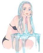 water hair