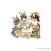 うさぎのカフェ