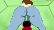 Mitzi Twerk in front of her Son