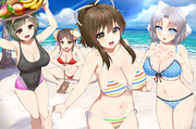 閃乱カグラの飛鳥＆雪泉＆舞＆美苺