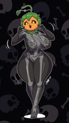 Skeleton Pumpkin