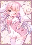 ウインクで決めポーズ🐇🎨