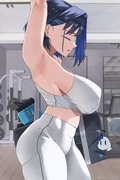 Kronii, Gym outfit