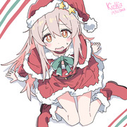 Mahiro in a Santa outfit  ´ ▽ `