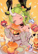 ハンバーガーおいしい！🍔🍟