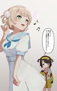 娘の新制服を誰よりも楽しむ人