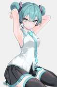 お団子を作る初音ミクさん