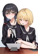 パーソナルスペースの範囲が違いすぎて困る百合