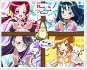 プリキュア祭で配布したポストカード