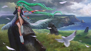 miku in Easter Island