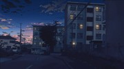 夕日が沈み終わる頃。