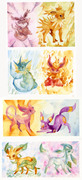 Eevee Watercolor Set