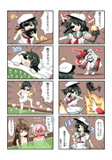 【艦これ】木曾が砲撃をミスる漫画