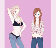 elsanna with jeans