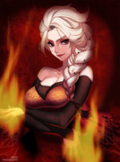 fire queen elsa