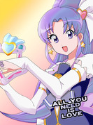 【ハピネスチャージプリキュア】 夏コミ新刊の表紙だよ2014