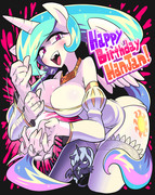 Happy birthday doing Celestia