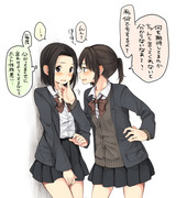 色々と期待してる女の子と焦すのが楽しい女の子の百合。