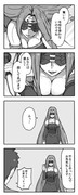 Fate/stay night　5話4コマ漫画