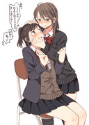 かわいい子にはついちゅーしたくなっちゃう百合。