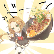 ＼肉うどん先輩！／