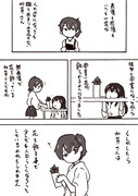 うちの赤城さんと加賀さんが出会った頃な漫画。