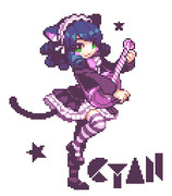 【ドット絵】シアンちゃん