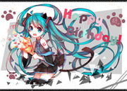 Happy birthday！miku！