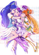 プリキュア百合サンドイッチ