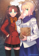 [UBW]セイバーと凛