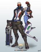 Overwatch-soldier76 D.Va