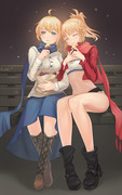 Saber+Mordred