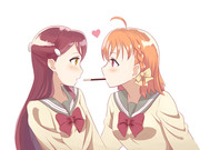 ChikaRiko / ちかりこ - Pocky Game