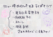 論破V3落書き詰め