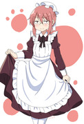 小林さん穿着珍藏女仆制服的样子
