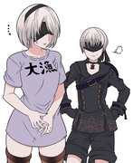 9S、Tシャツをプレゼント