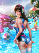 D.va swimsuit