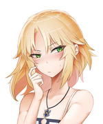 Mordred long hair