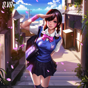 D.va School uniforms