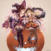 Djeeta and Cagliostro Halloween